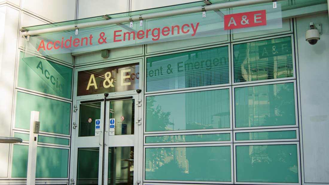 A&E Department at a hospital
