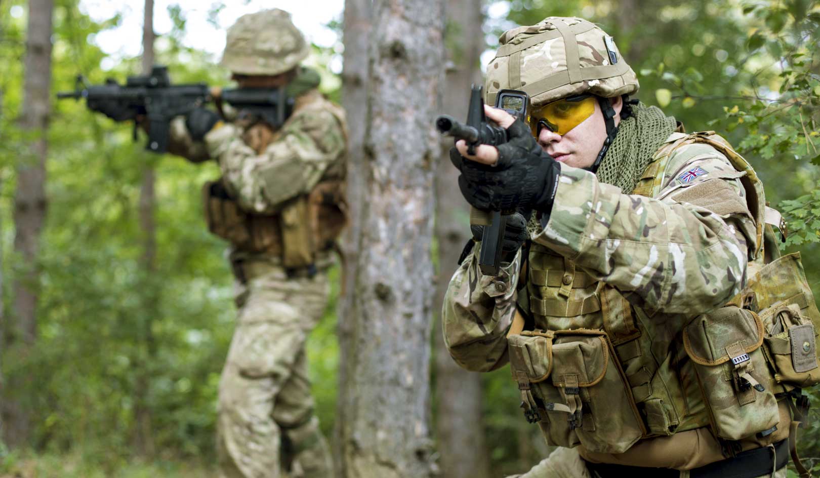 British army soldiers