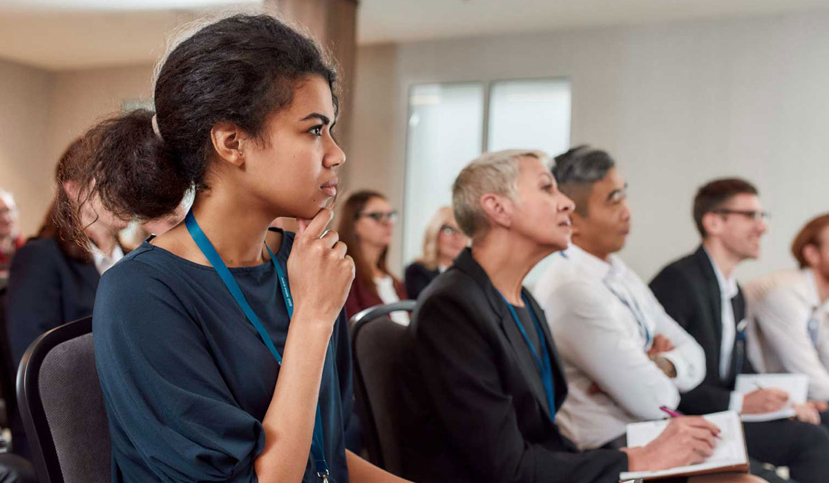 Pharmacy conference audience