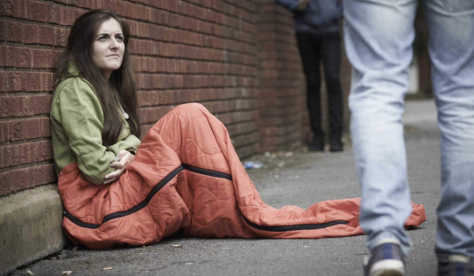 Women sleeping rough in the UK